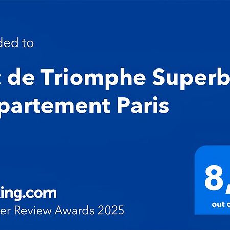 Arc De Triomphe Superbe Appartement Paris Free Netflix Екстериор снимка